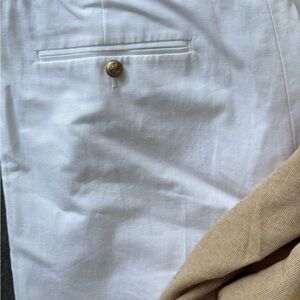gucci white woven cotton pants